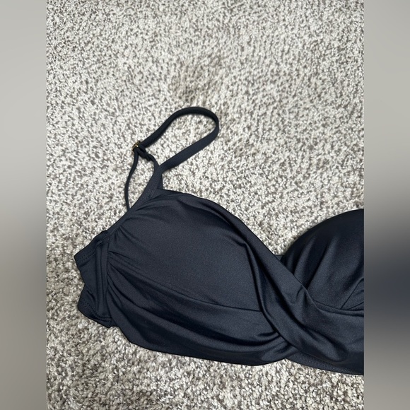 Women’s Bikini Top 4 Push Up Black by La Blanca Swimsuit Built In Bra Wireless - Picture 5 of 12